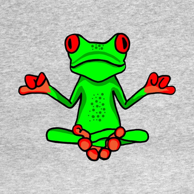 Meditating Tree Frog by imphavok